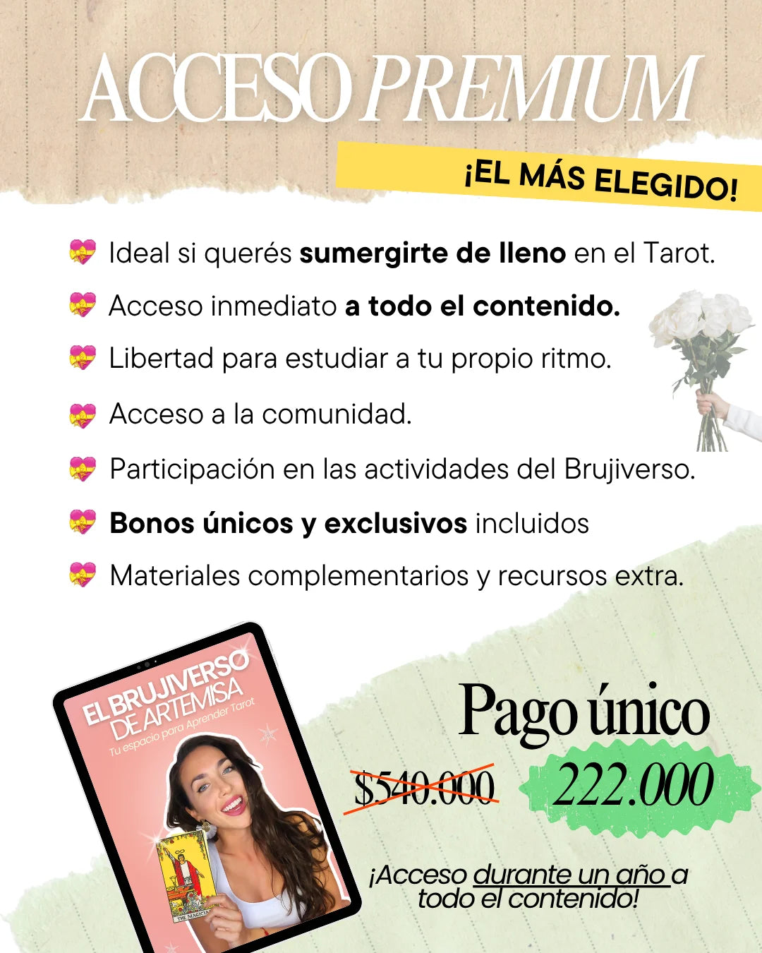 Formación de Tarot | De 0 a Tarotista Experta en el Brujiverso