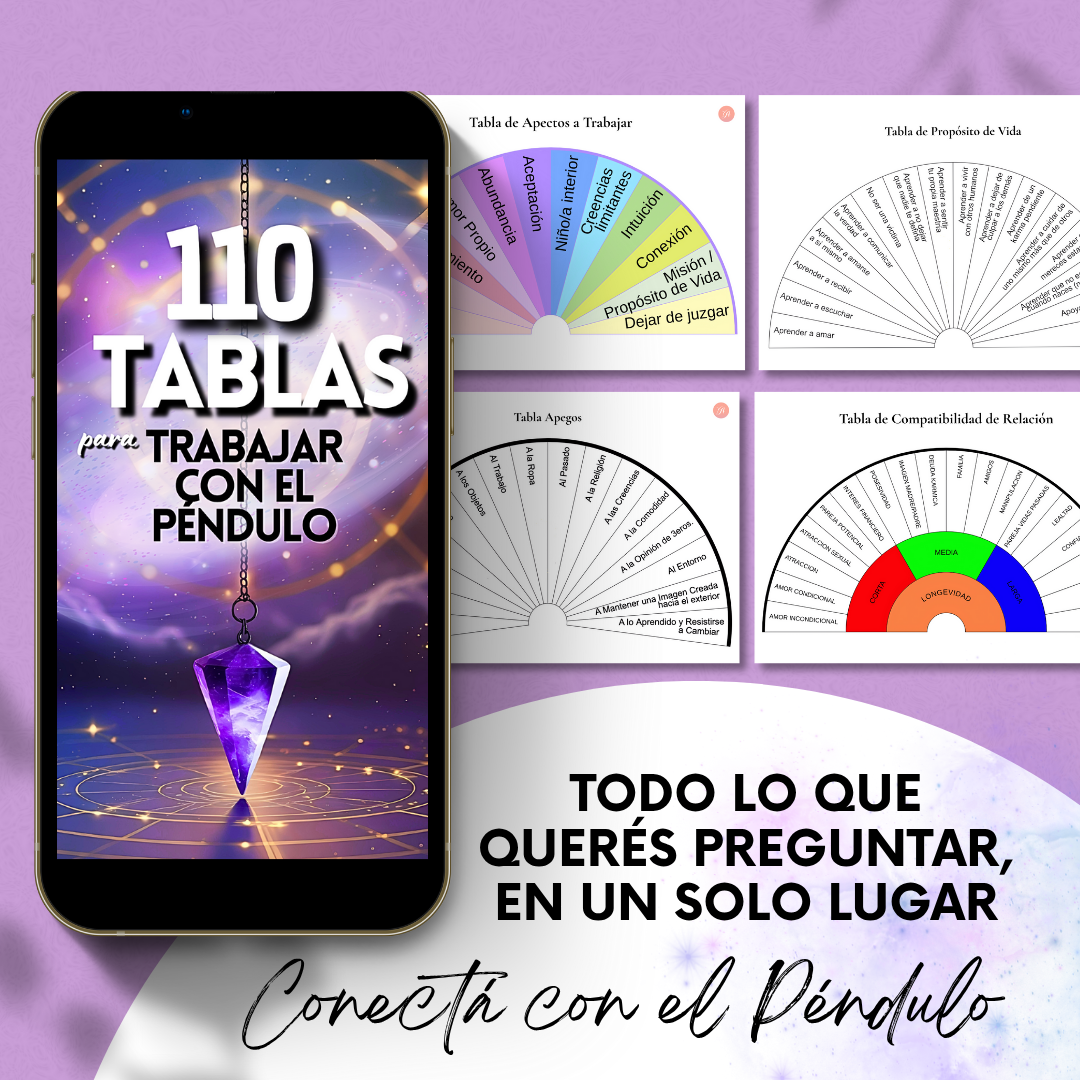 110 TABLAS PARA PÉNDULO