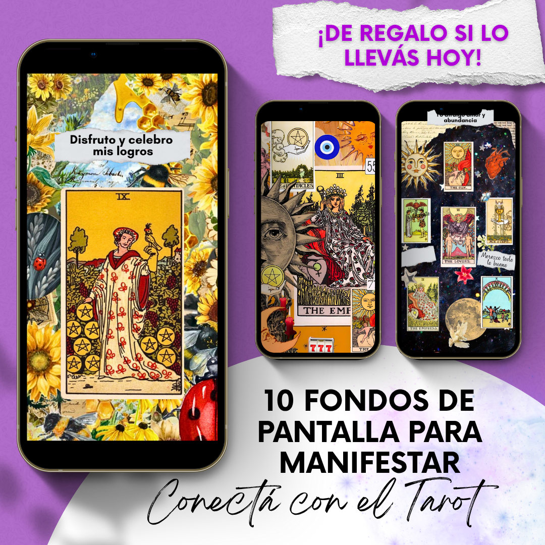 COMBO TAROT | Arcanos Mayores y Menores con Significados + Bonos regalo 🎁