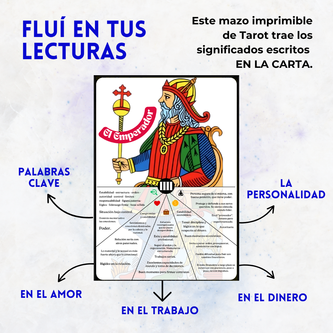 TAROT PARA PRINCIPIANTES - Versión Marsella