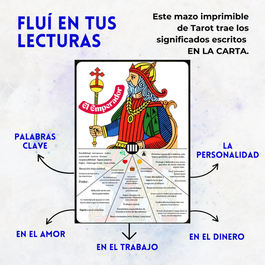 TAROT PARA PRINCIPIANTES - Versión Marsella