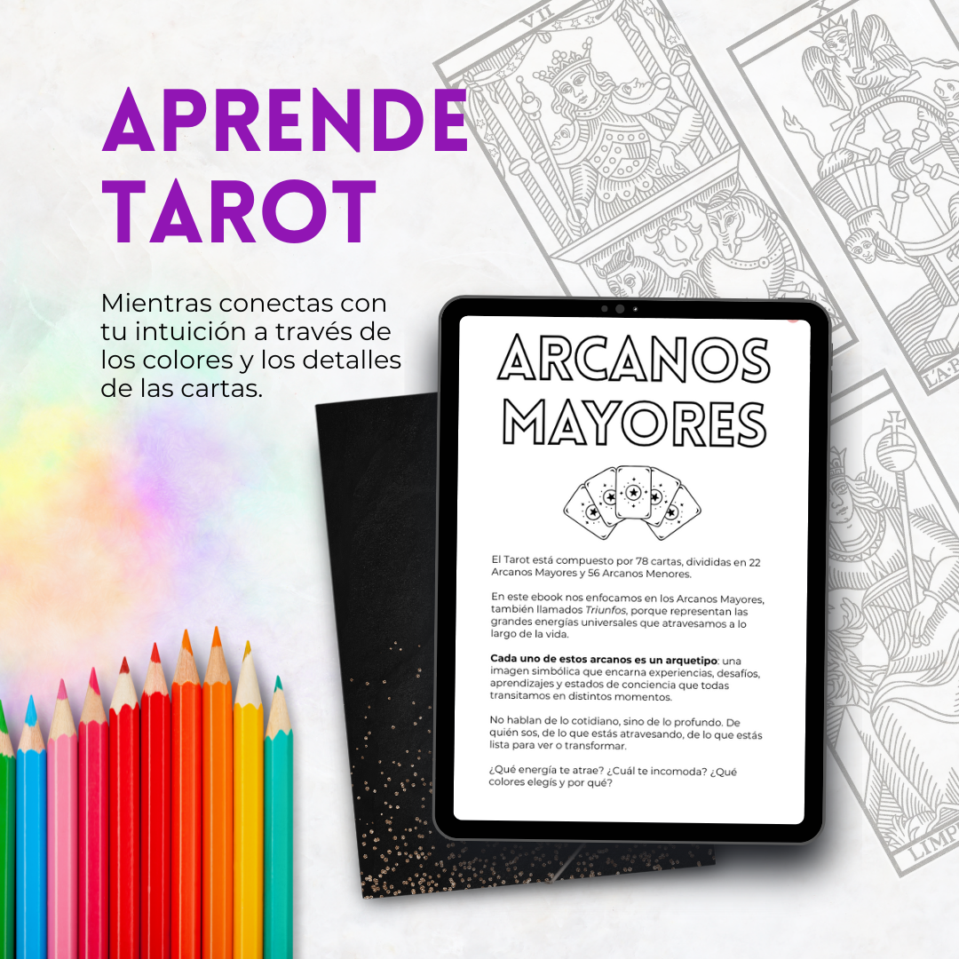 TAROT INTUITIVO - Colorea los Arcanos
