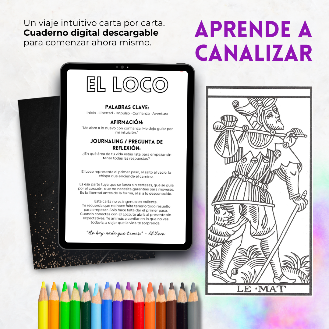 TAROT INTUITIVO - Colorea los Arcanos